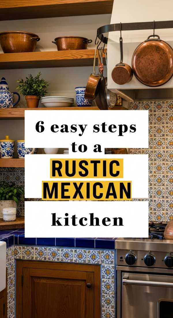 6 Easy Steps To A Rustic Mexican Kitchen 69e9b10bcec81