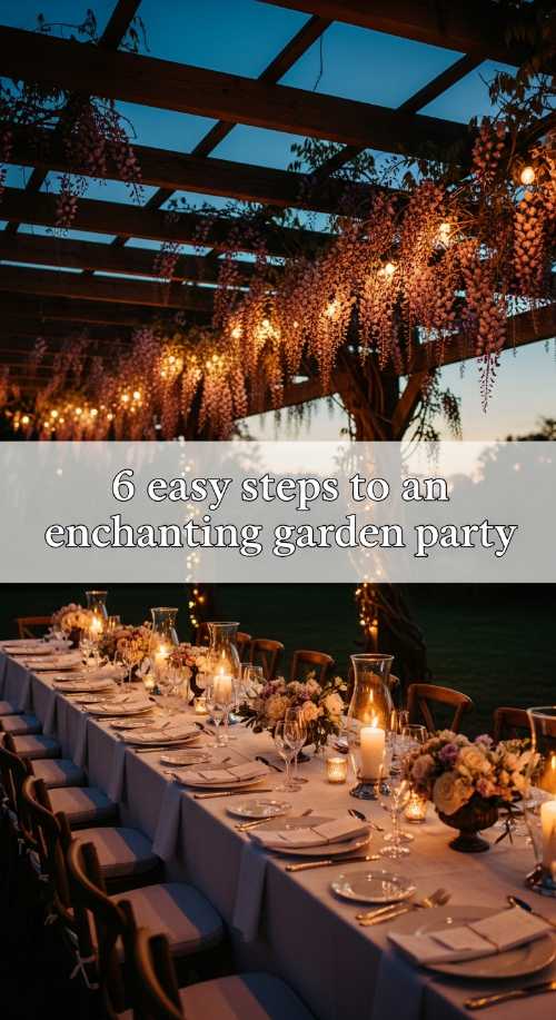 6 Easy Steps to an Enchanting Garden Party Setup