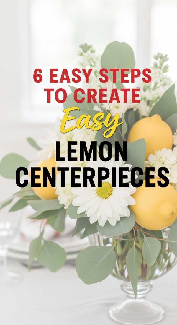 6 Easy Steps To Create A Diy Lemon Centerpiece 69f2f0ec226a5