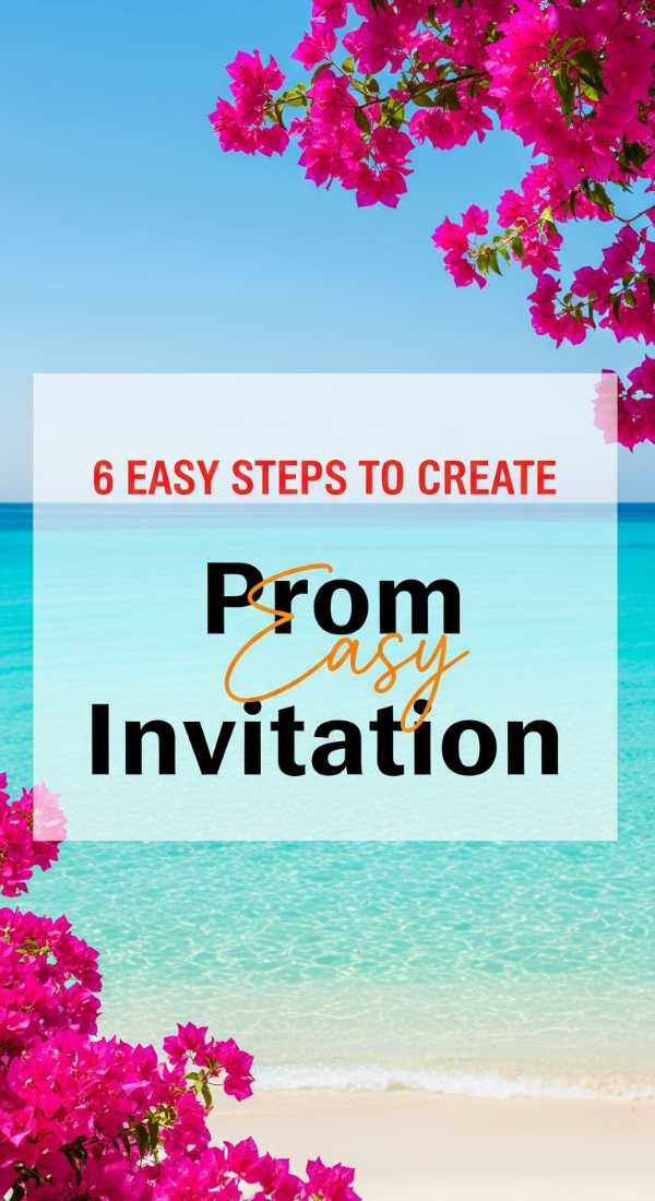 6 Easy Steps To Create A Prom Invitation 69e9f7fd3d527