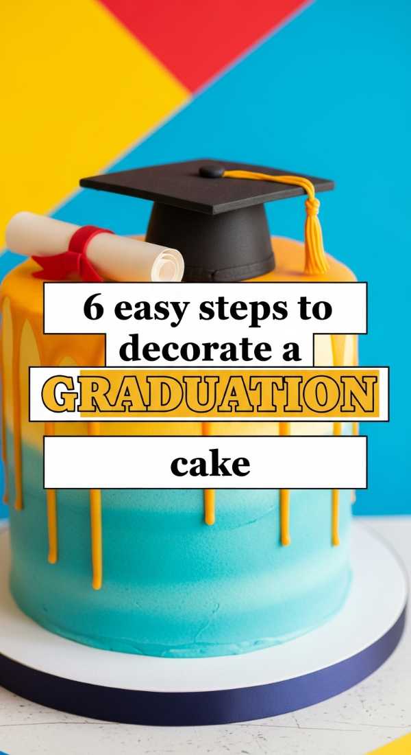 6 Easy Steps To Decorate A Graduation Cake 69ef467e890ed