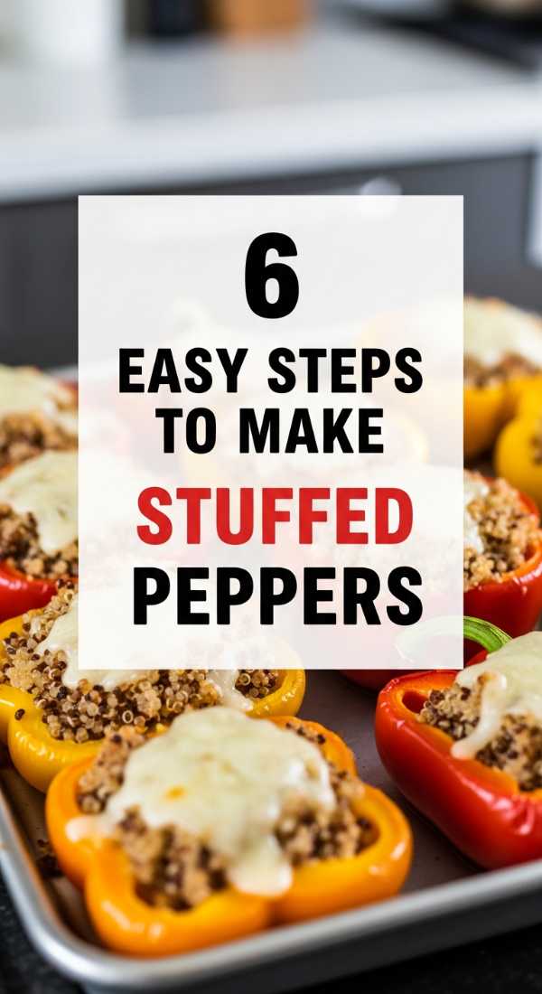6 Easy Steps To Make Stuffed Peppers 69eb7fda3a6b5