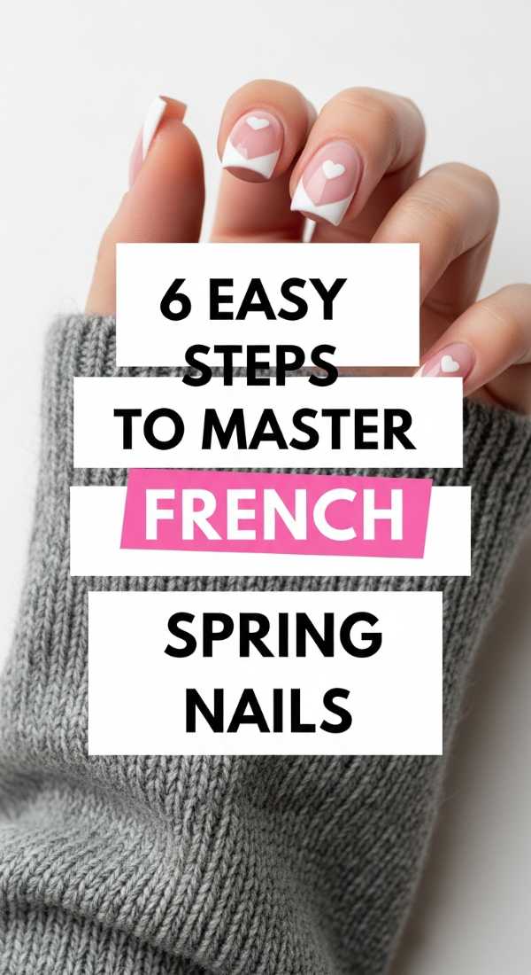 6 Easy Steps To Master French Spring Nails 69e780430b160