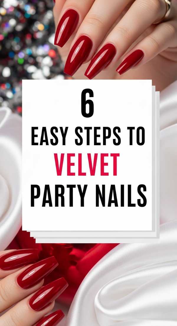 6 Easy Steps To Velvet Party Nails 69e4c2fb0f573