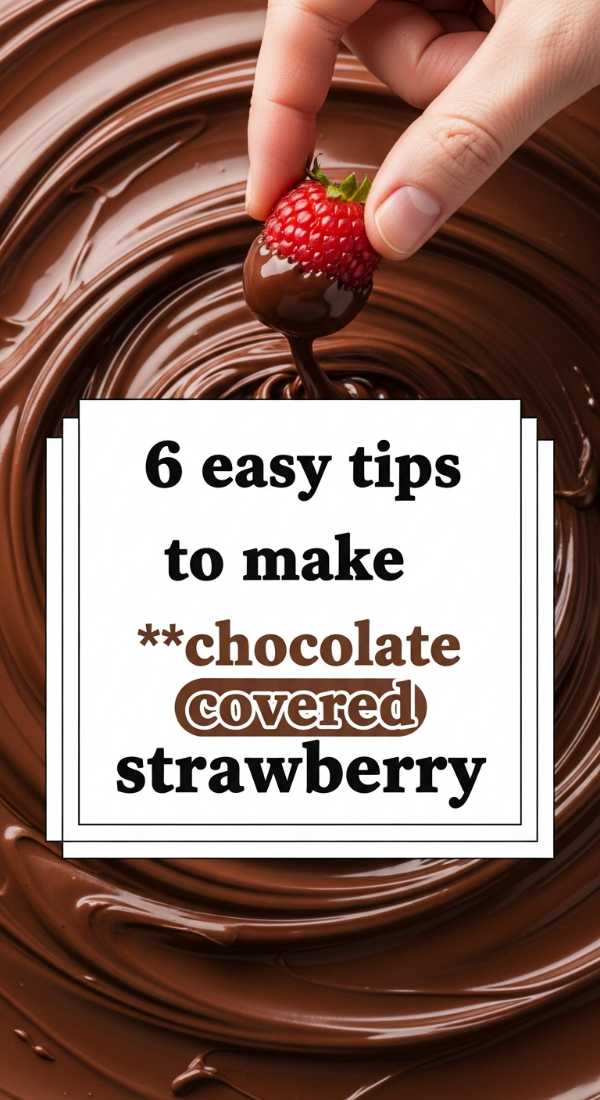 6 Easy Tips To Make Chocolate Covered Strawberry 69f05abeeb6f5