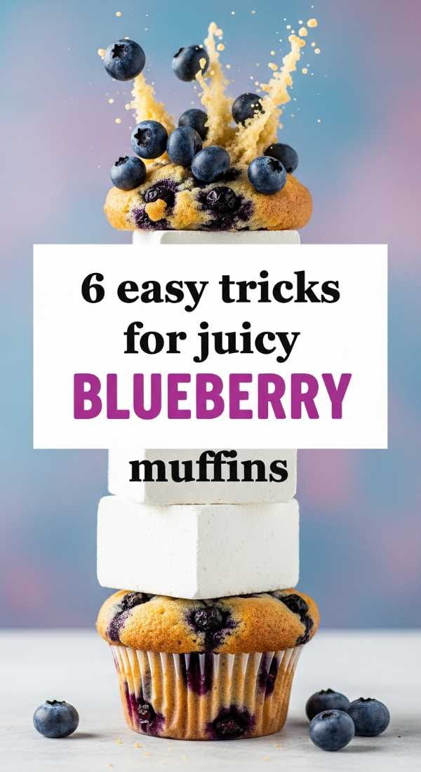 6 Easy Tricks For Juicy Blueberry Muffins 69e46e47e8bb1