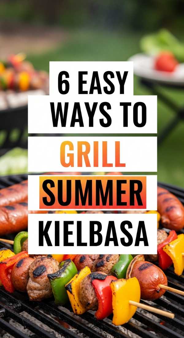 6 Easy Ways To Grill Summer Kielbasa 69ec6f1fecbfb