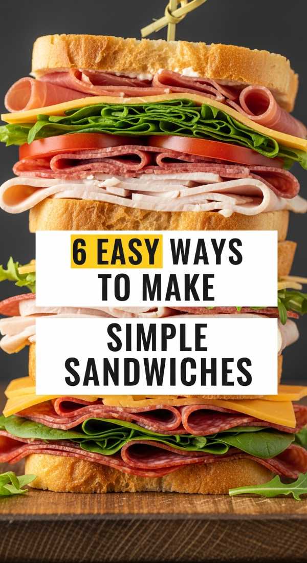 6 Easy Ways To Make Simple Sandwiches 69eb7fc4c3948