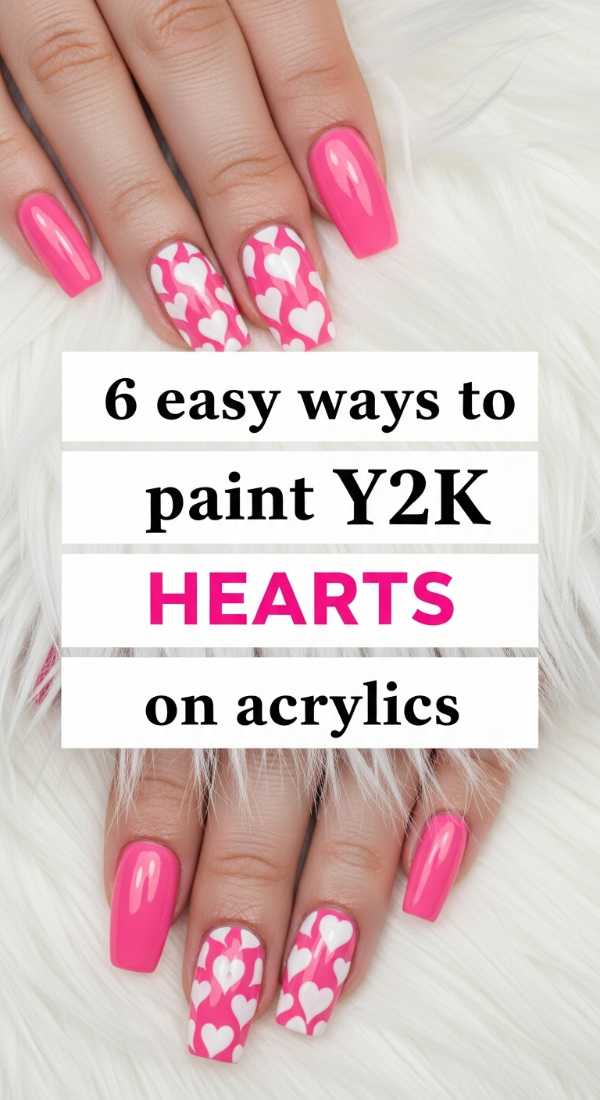 6 Easy Ways To Paint Y2k Hearts On Acrylics 69ed0bd09fd0e