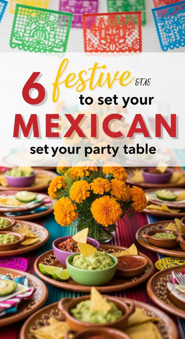 6 Festive Hacks To Set Your Mexican Party Table 69e73038aa443