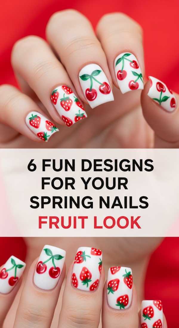 6 Fun Designs For Your Spring Nails Fruit Look 69efaf78c3dd7