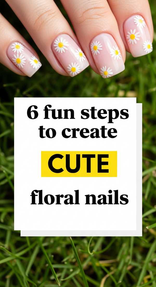 6 Fun Steps To Create Cute April Floral Nails 69e3c06318b02
