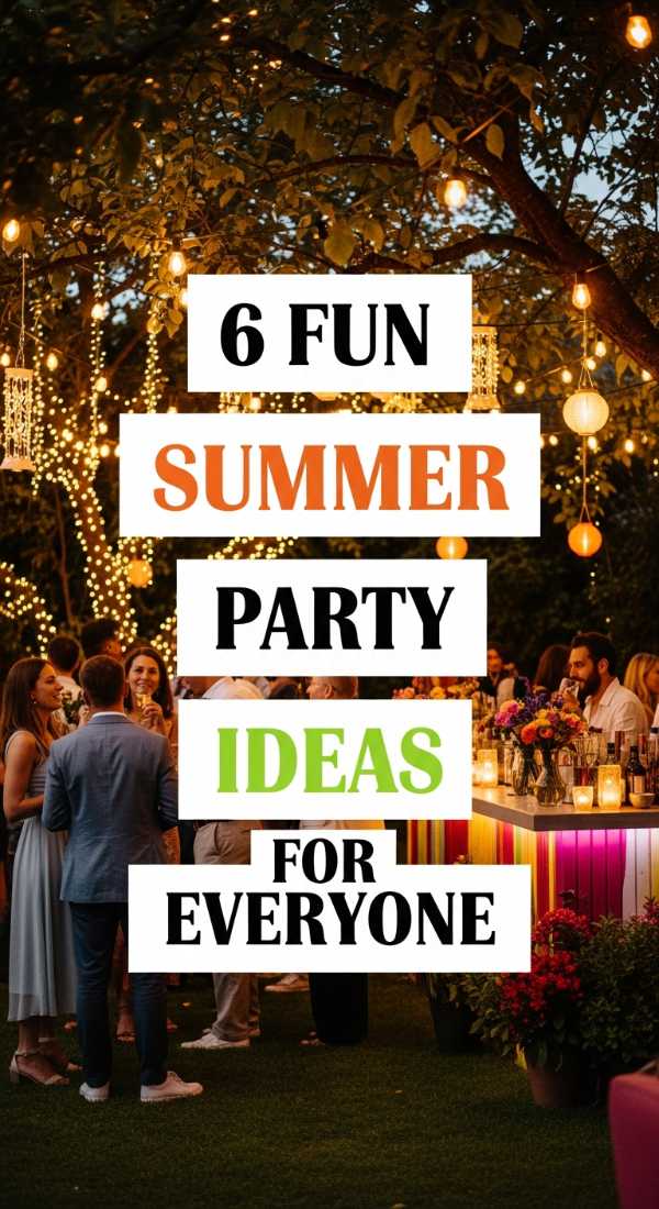 6 Fun Summer Party Ideas For Everyone 69f1a8afa2c44