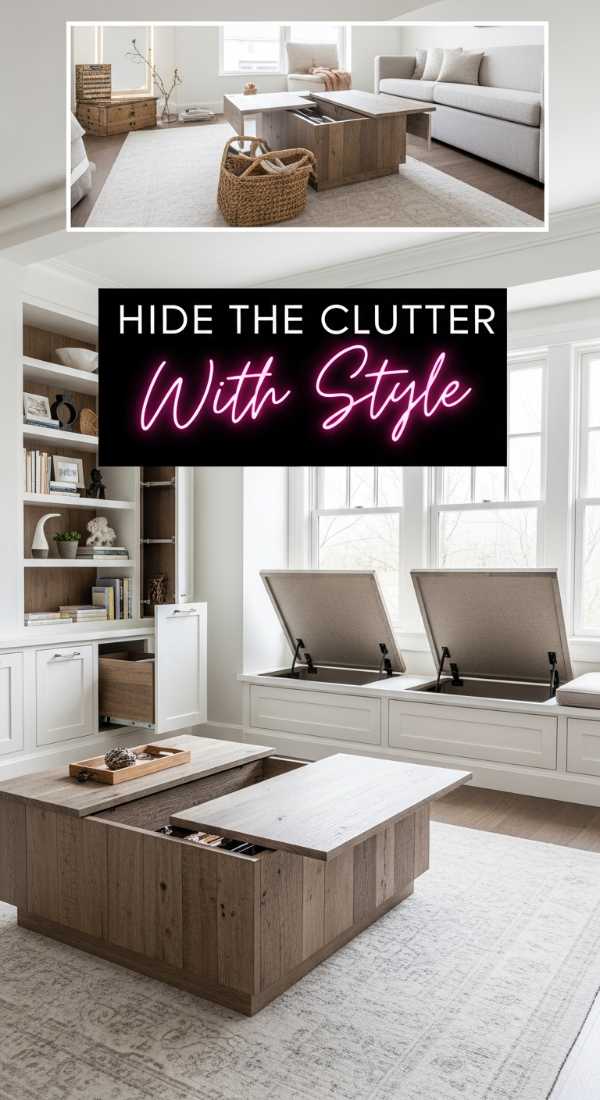 6 genius ways to hide apartment clutter with style