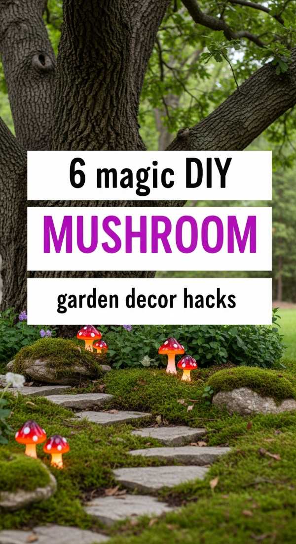 6 Magic Diy Mushroom Garden Decor Hacks 69f0ed8dc8f0f