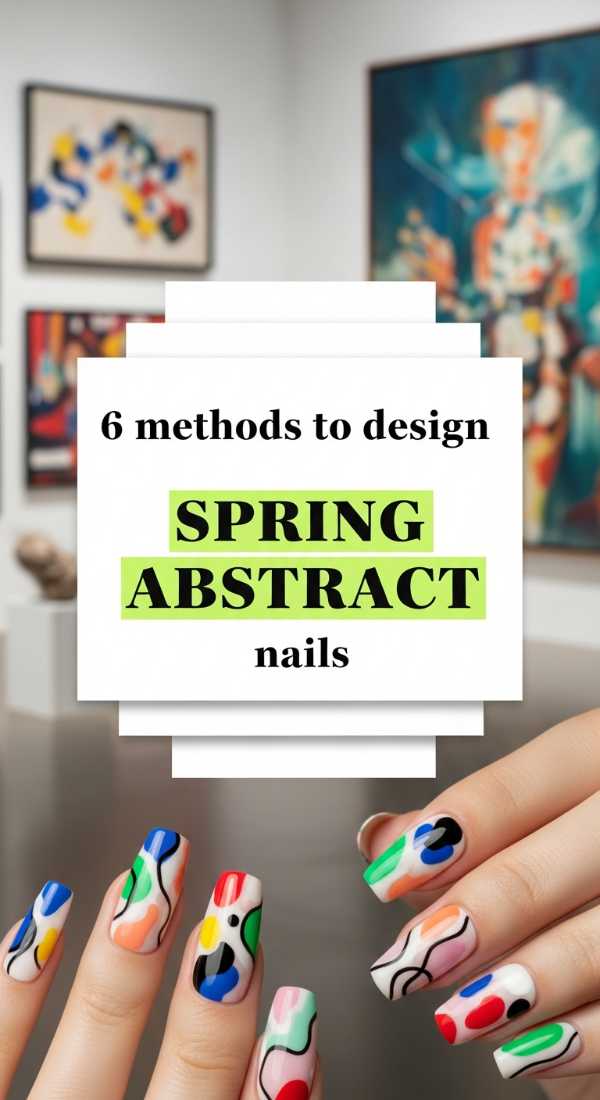 6 Methods To Design Spring Abstract Nails 69ea68a61f0a9
