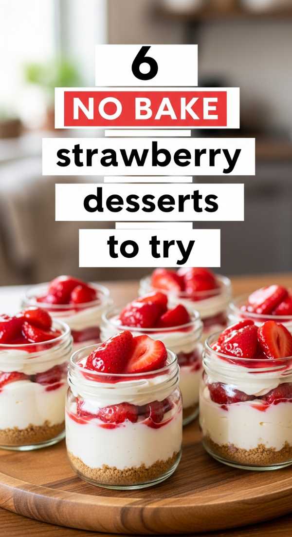 6 No Bake Strawberry Desserts To Try 69edfa981876a