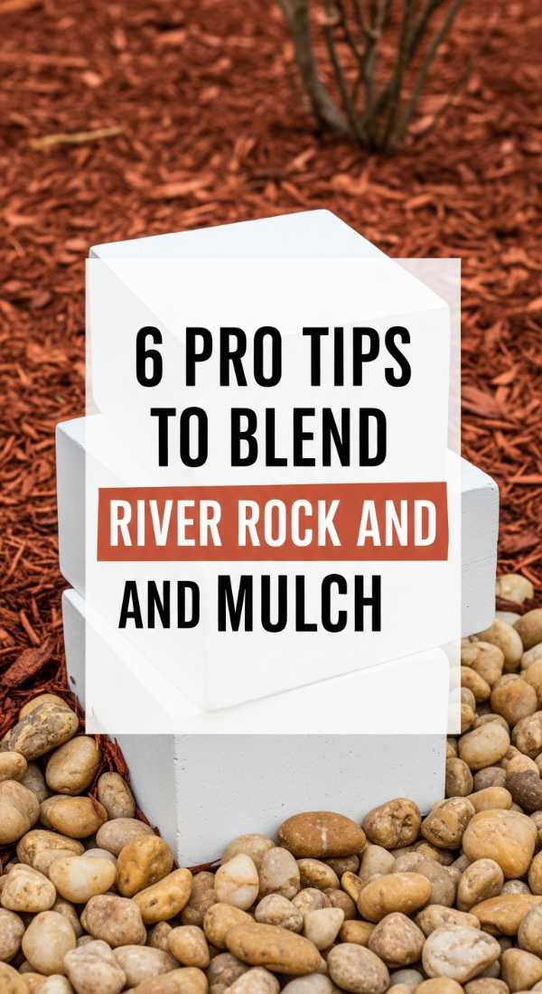 6 Pro Tips To Blend River Rock And Mulch Landscaping 69ee5bd164f85