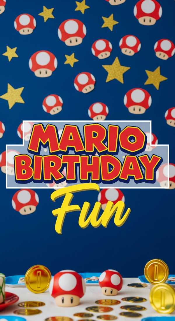 6 Pro Tricks For A Super Mario Birthday Party 69e4ae2e19b42