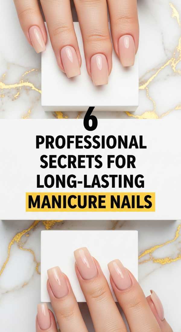 6 Professional Secrets For Long Lasting Manicure Nails 69e66055ce8df