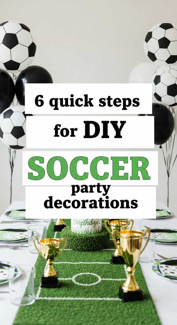 6 Quick Steps For Diy Soccer Party Decorations 69e32c4d284fd