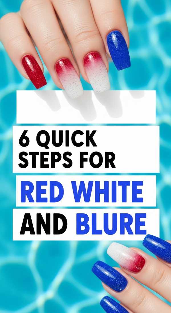 6 Quick Steps For Red White And Blue Ombre 69e5250a8930e