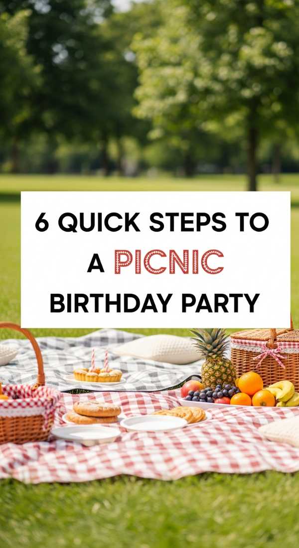6 Quick Steps To A Picnic Birthday Party 69ecb08ac082a