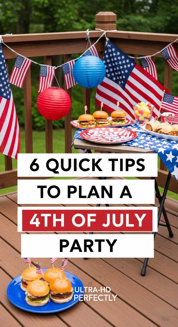 6 Quick Tips To Plan A 4th Of July Party 69ecb07ea0e91