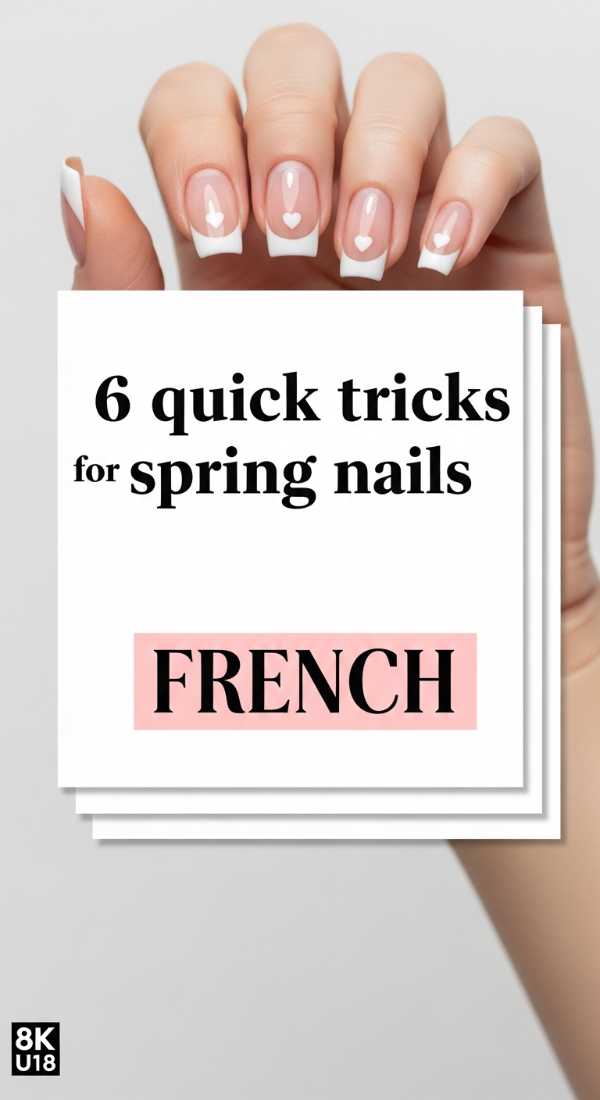 6 Quick Tricks For Spring Nails French 69e3c0756331a