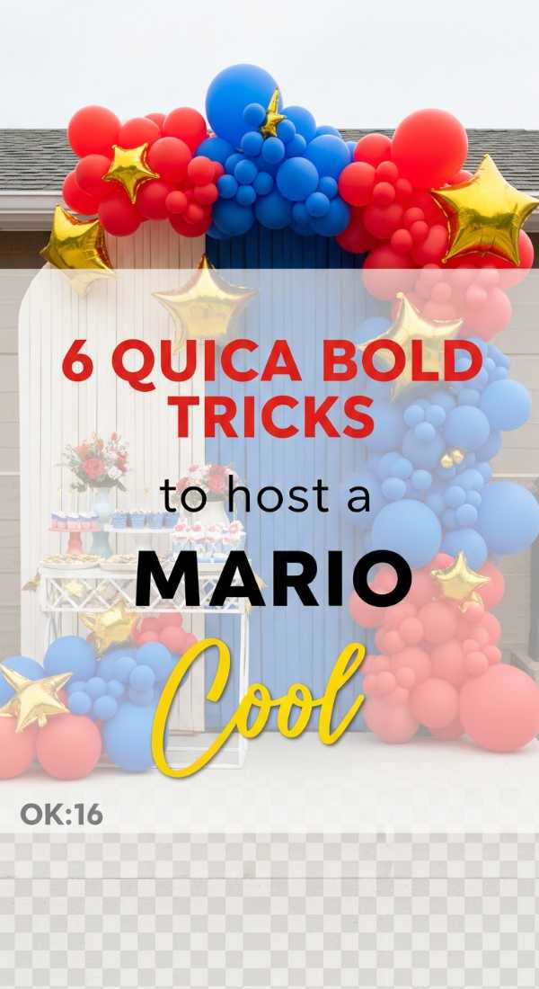 6 Quick Tricks To Host A Super Mario Birthday 69f0ccf8c6d36