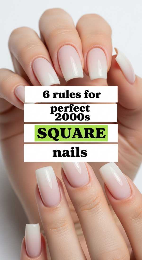 6 Rules For Perfect 2000s Square Nails 69eba3b036869
