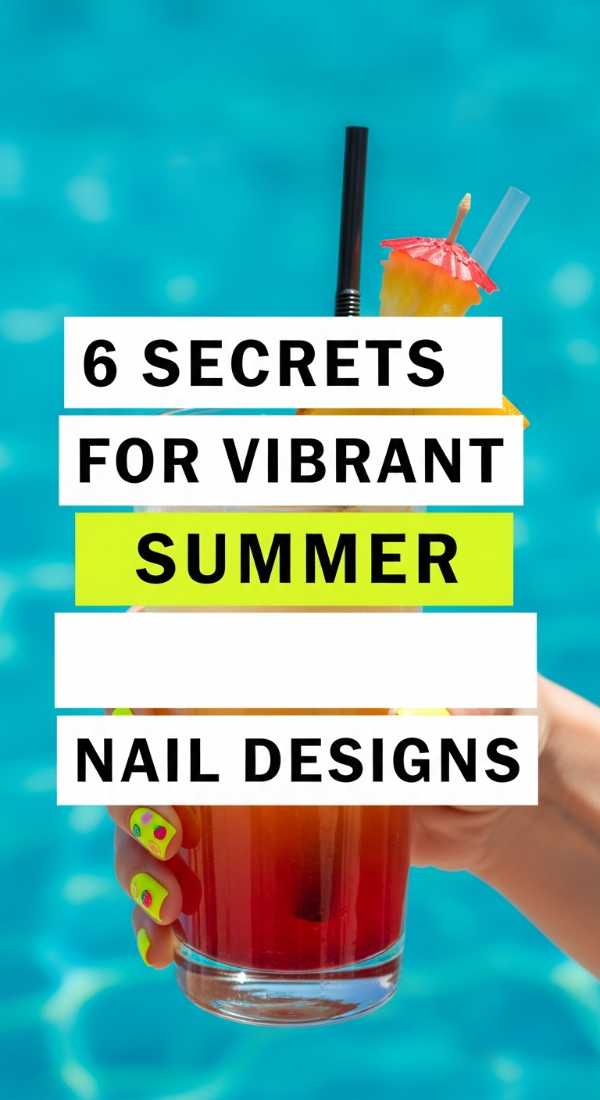 6 Secrets For Vibrant Summer Nail Designs 69e6616d5ea0b