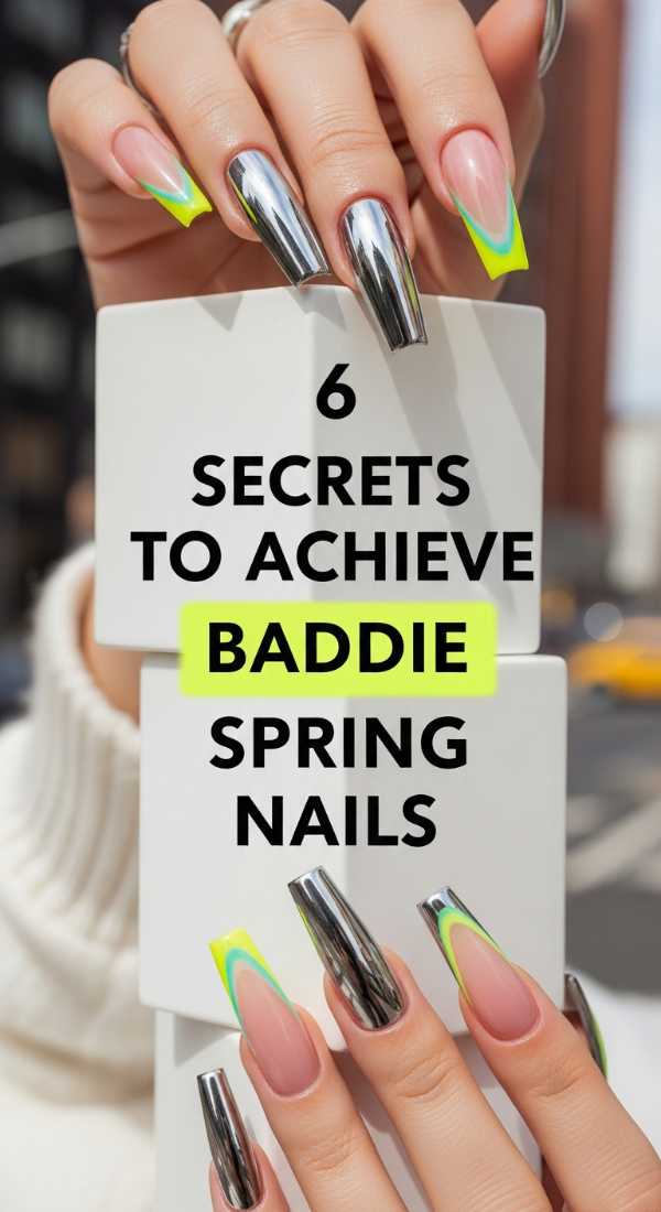 6 Secrets To Achieve Baddie Spring Nails 69e5287b67bcb
