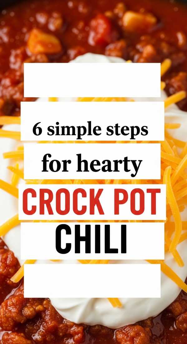 6 Simple Steps For Hearty Crock Pot Chili 69e70ad283dd3