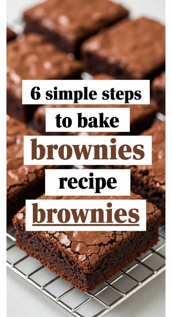 6 Simple Steps To Bake Brownies Recipe Homemade 69f1970c17816