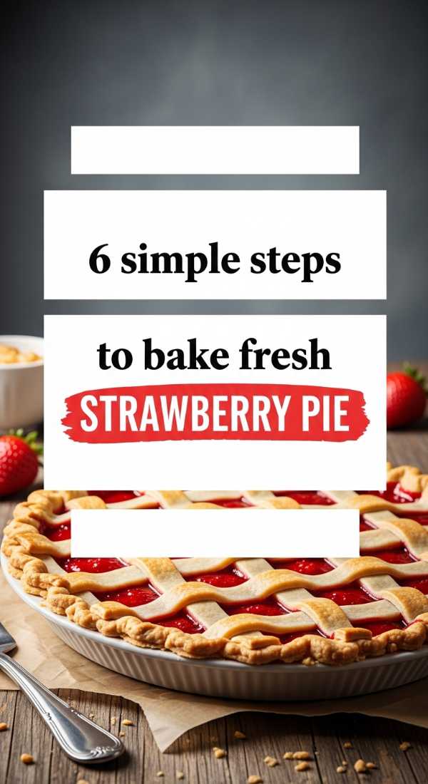 6 Simple Steps To Bake Fresh Strawberry Pie 69e70bf33df81
