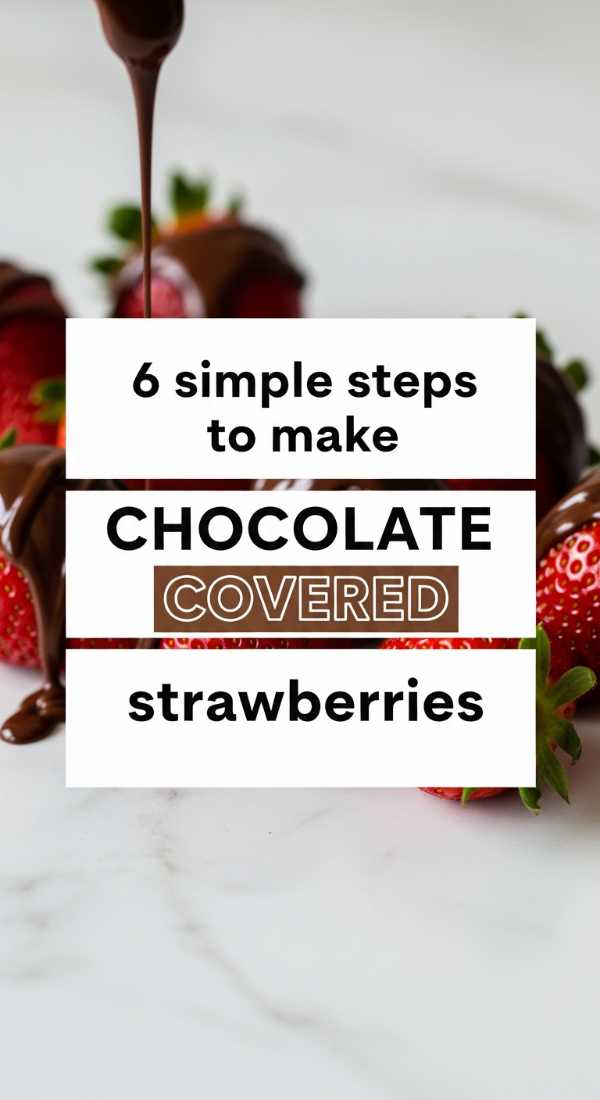 6 Simple Steps To Make Chocolate Covered Strawberries 69e853d650e75