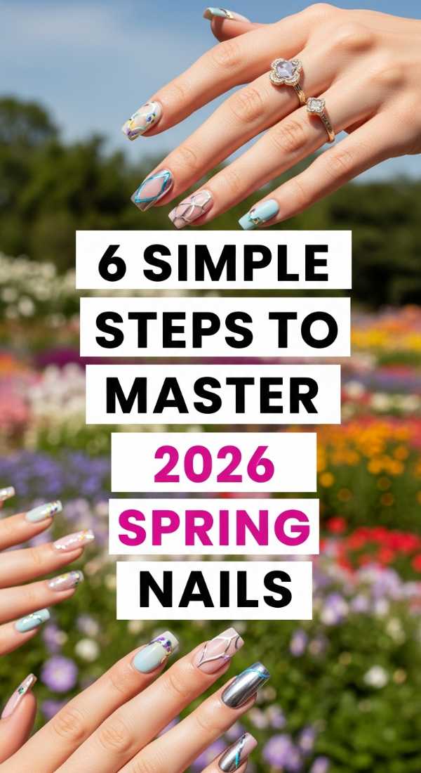 6 Simple Steps To Master 2026 Spring Nails 69ed0bc086271