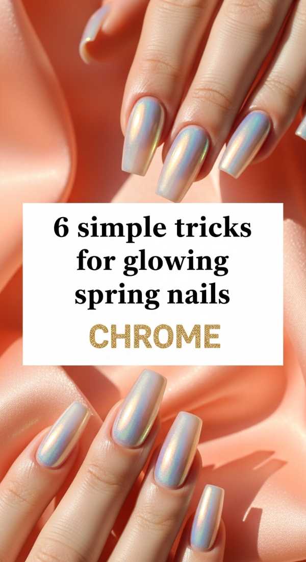 6 Simple Tricks For Glowing Spring Nails Chrome 69e66171e1106