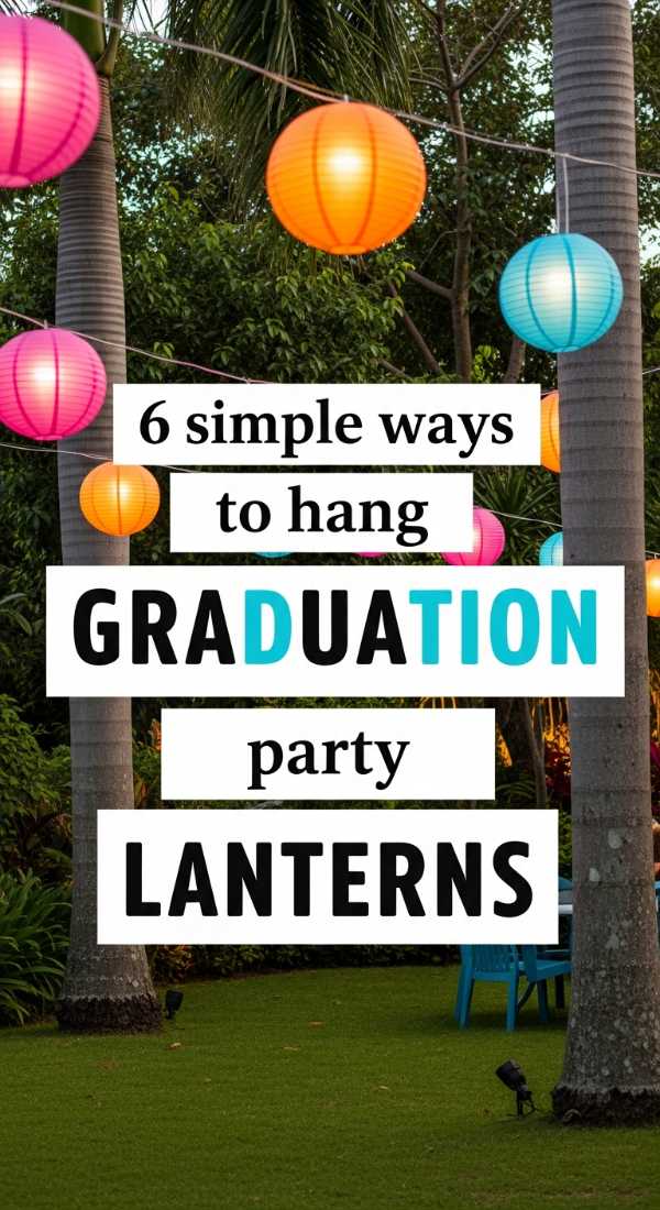 6 Simple Ways To Hang Graduation Party Lanterns 69e9fe6f62cd8