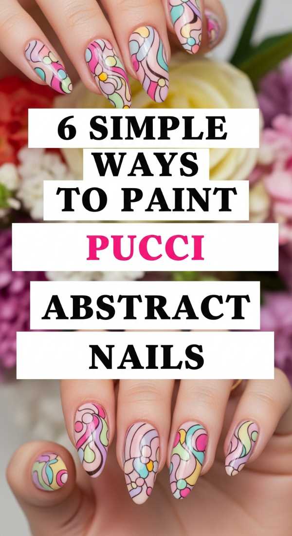 6 Simple Ways To Paint Pucci Abstract Nails 69ea68946e97d