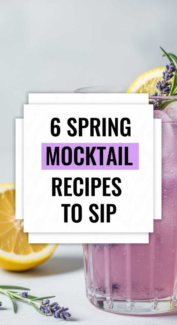 6 Spring Mocktail Recipes To Sip 69de7f0cd18c0