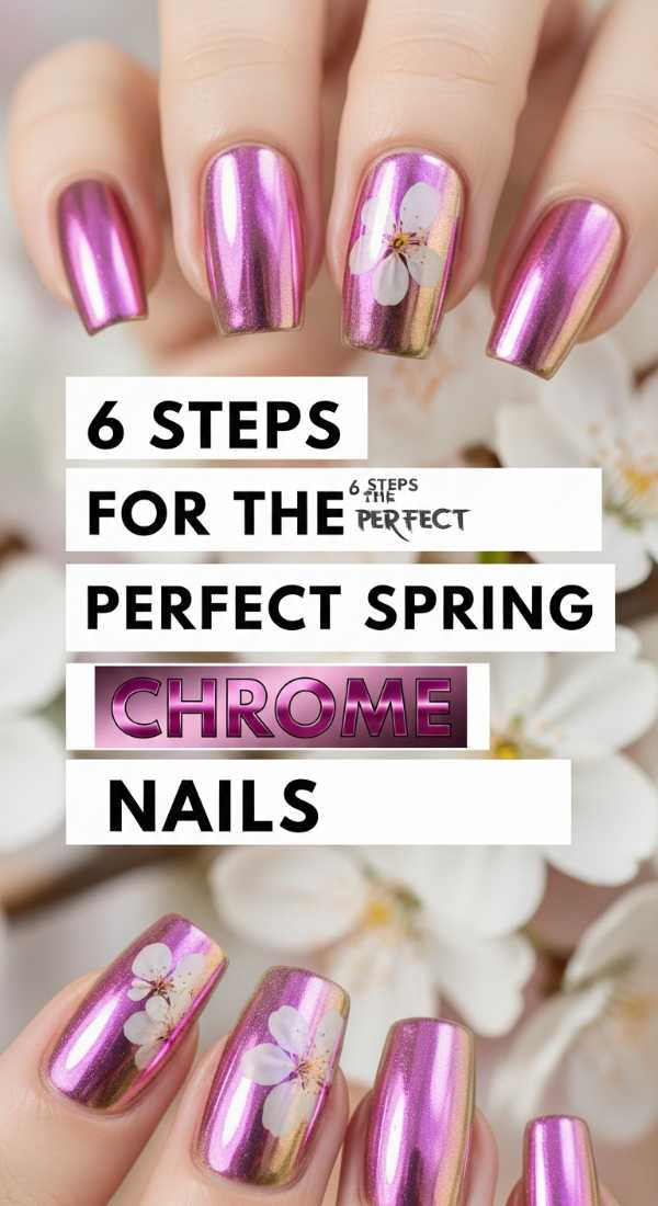 6 Steps For The Perfect Spring Chrome Nails 69ea689c91b9e
