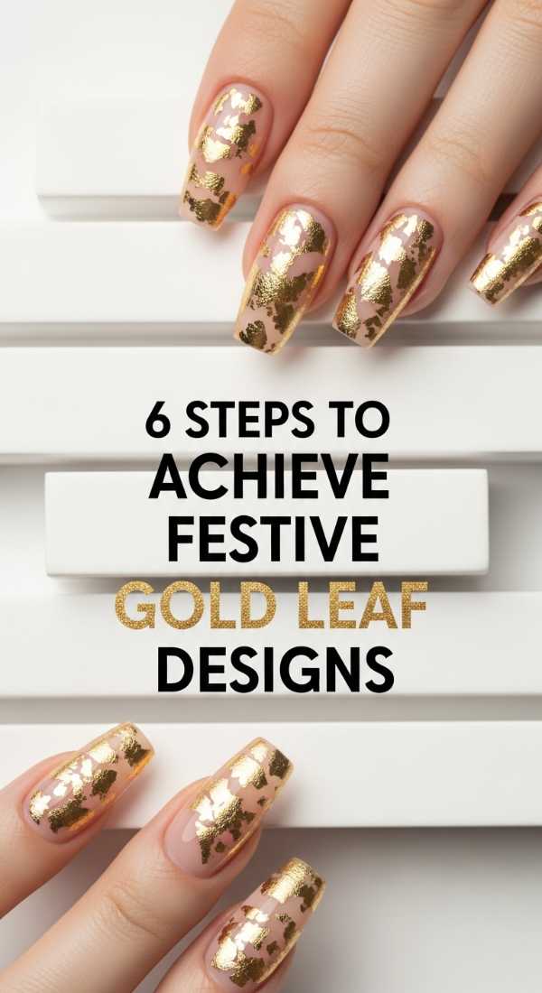 6 Steps To Achieve Festive Gold Leaf Designs 69e525086bd4a