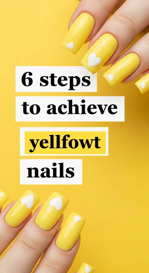 6 Steps To Achieve Perfect Yellow Nails 69e3c1c920456