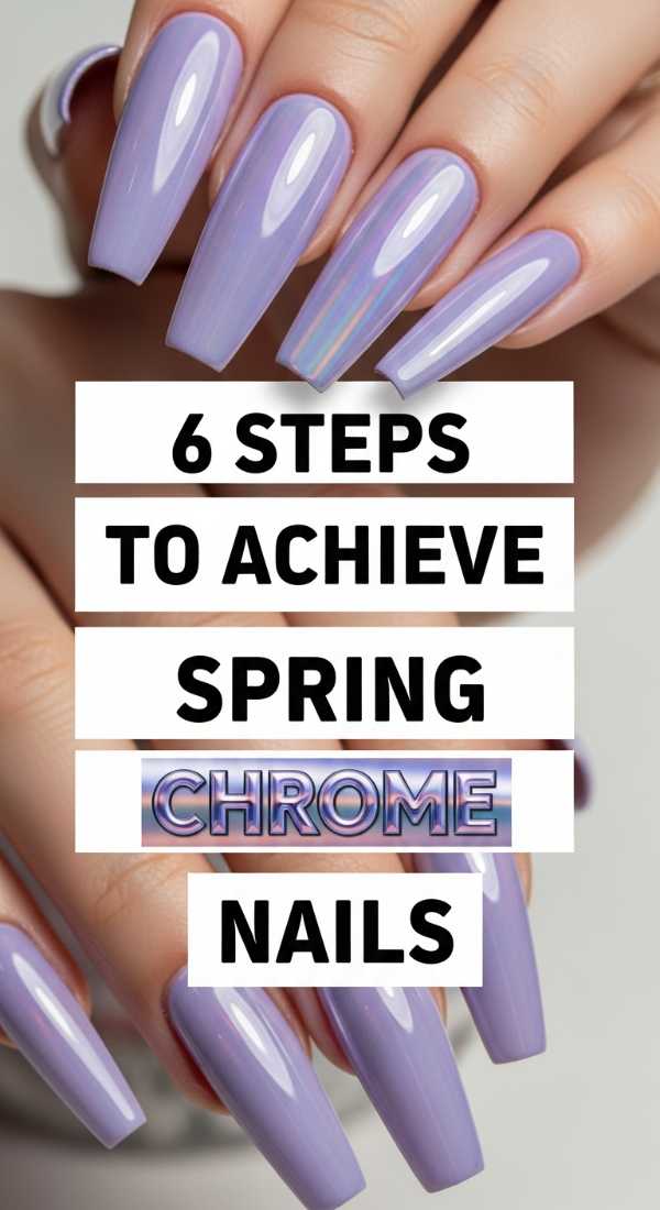6 Steps To Achieve Spring Chrome Nails 69efaf7c70fb9