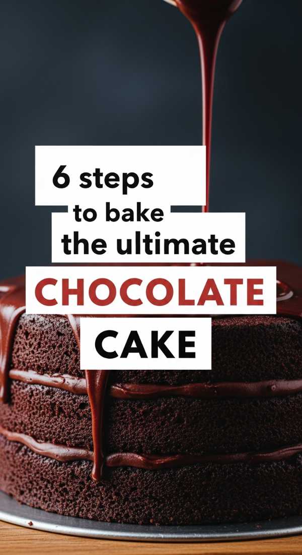 6 Steps To Bake The Ultimate Chocolate Cake 69edfa8b85da6
