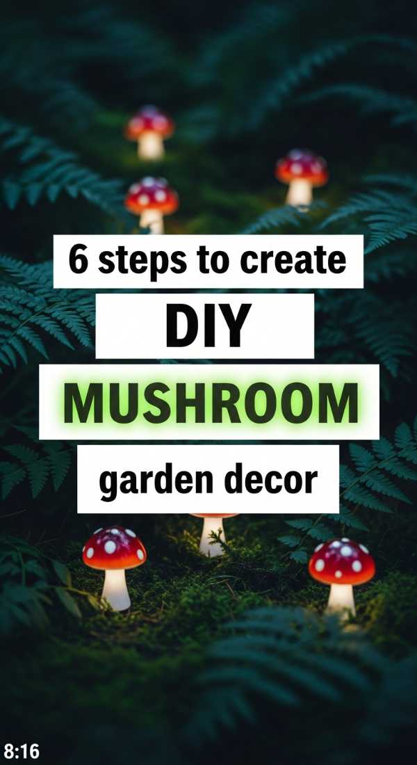 6 Steps To Create Diy Mushroom Garden Decor 69f1b1d9d4310