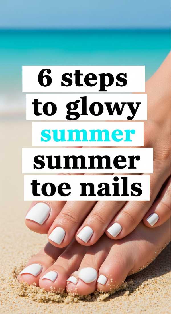 6 Steps To Glowy Summer Toe Nails 69efaf74c754f