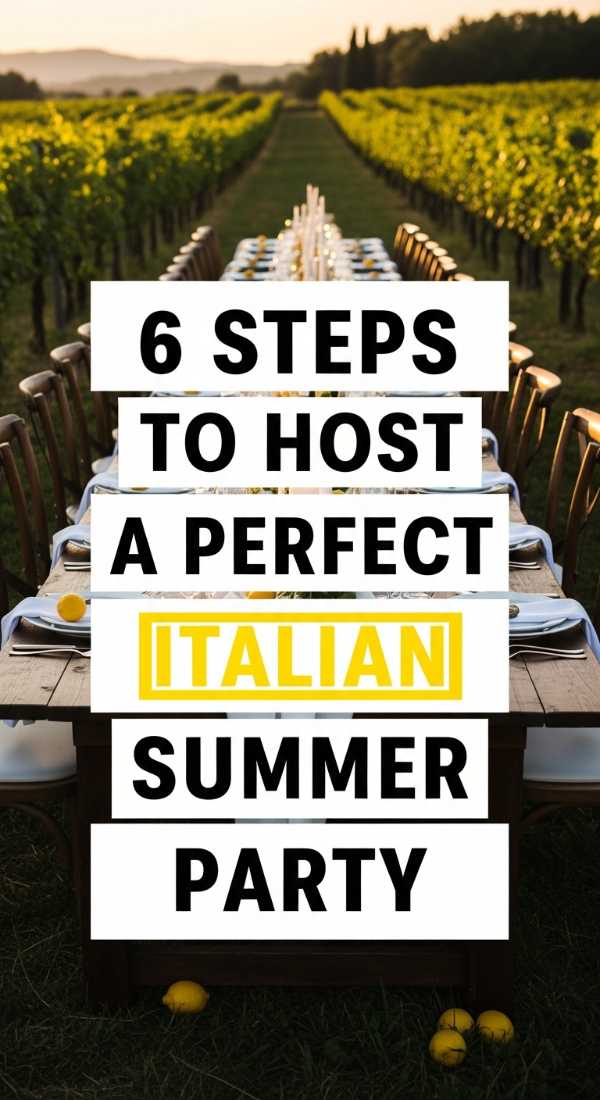 6 Steps To Host A Perfect Italian Summer Party 69ecb07addd49